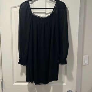 Aritzia Wilfred Chiffon Mini Dress